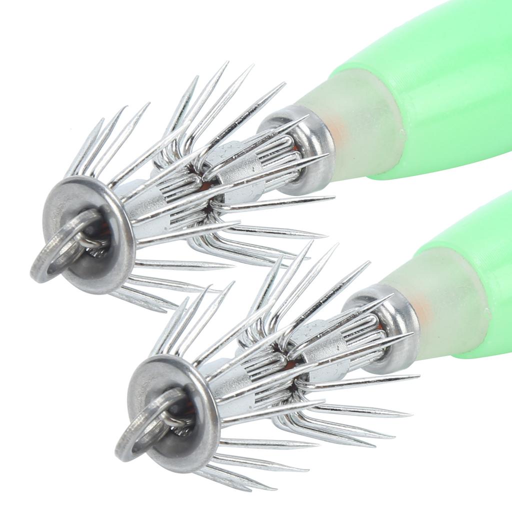 Tintenfisch Haken Nachtleuchtende Tintenfisch Tintenfisch Köder Jigs Fluoreszierende Angeln Köder Kopf Haken