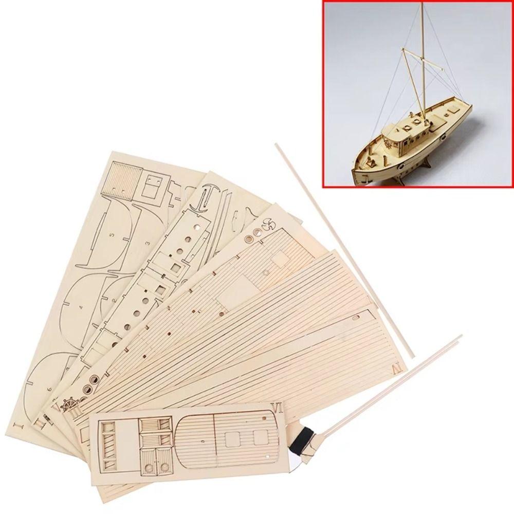 Ancient Sailboat Boat Assembly Toy Home Decoration Wooden Sailing Boat Children Gift