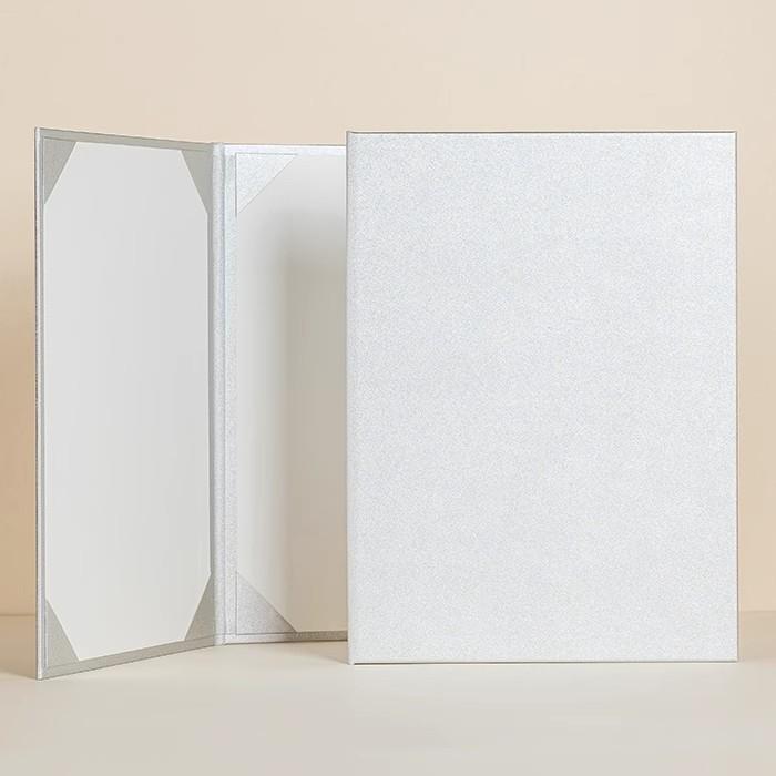 

31.3x23см Твердый переплет Хорошее качество Речь Выступление Пустая папка для А4 210x297мм из специальной бумаги Pearl Золотой цвет