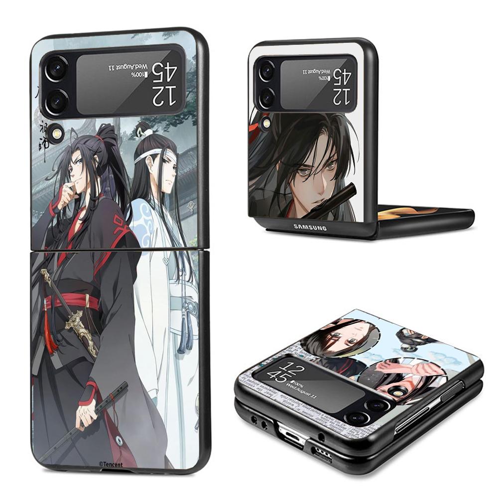 Anime Mo Dao Zu Shi Cases For Samsung Galaxy Z Flip 4 5 6 7 3 Z Flip7 Flip6 Flip4 Flip5 Flip3 5G Hard Shockproof Fundas Cover Ga
