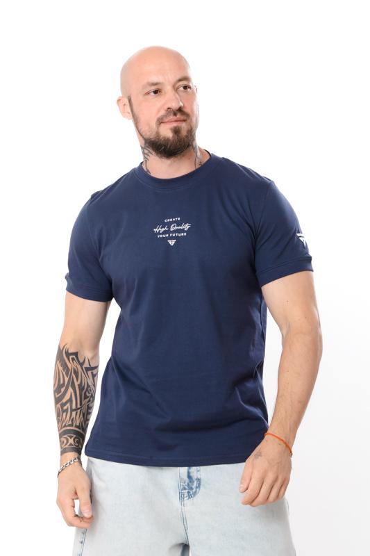 Men's Plus Size T-Shirt with Graphic Print Design, Summer 8061-001-33-1 HC