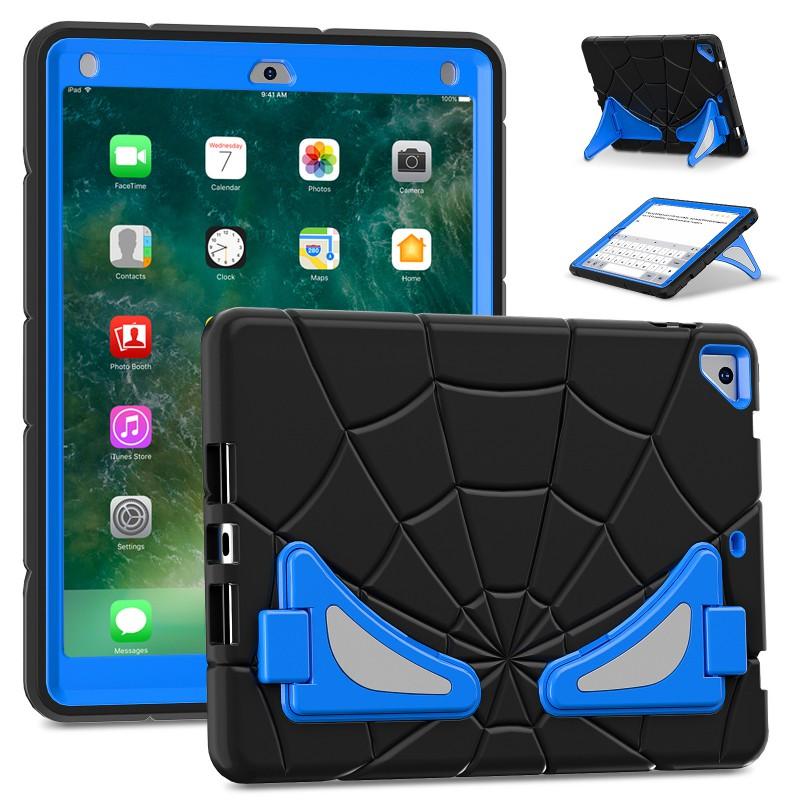 Spider-Man Cartoon Stand Case IPad 10.2 Inch 5th 6th 7th Gen Shockproof Silicone Cover With Sleep Wake Function
