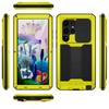 Armored case for Samsung Galaxy S23 Ultra, R-JUST CamShield Slide, yellow