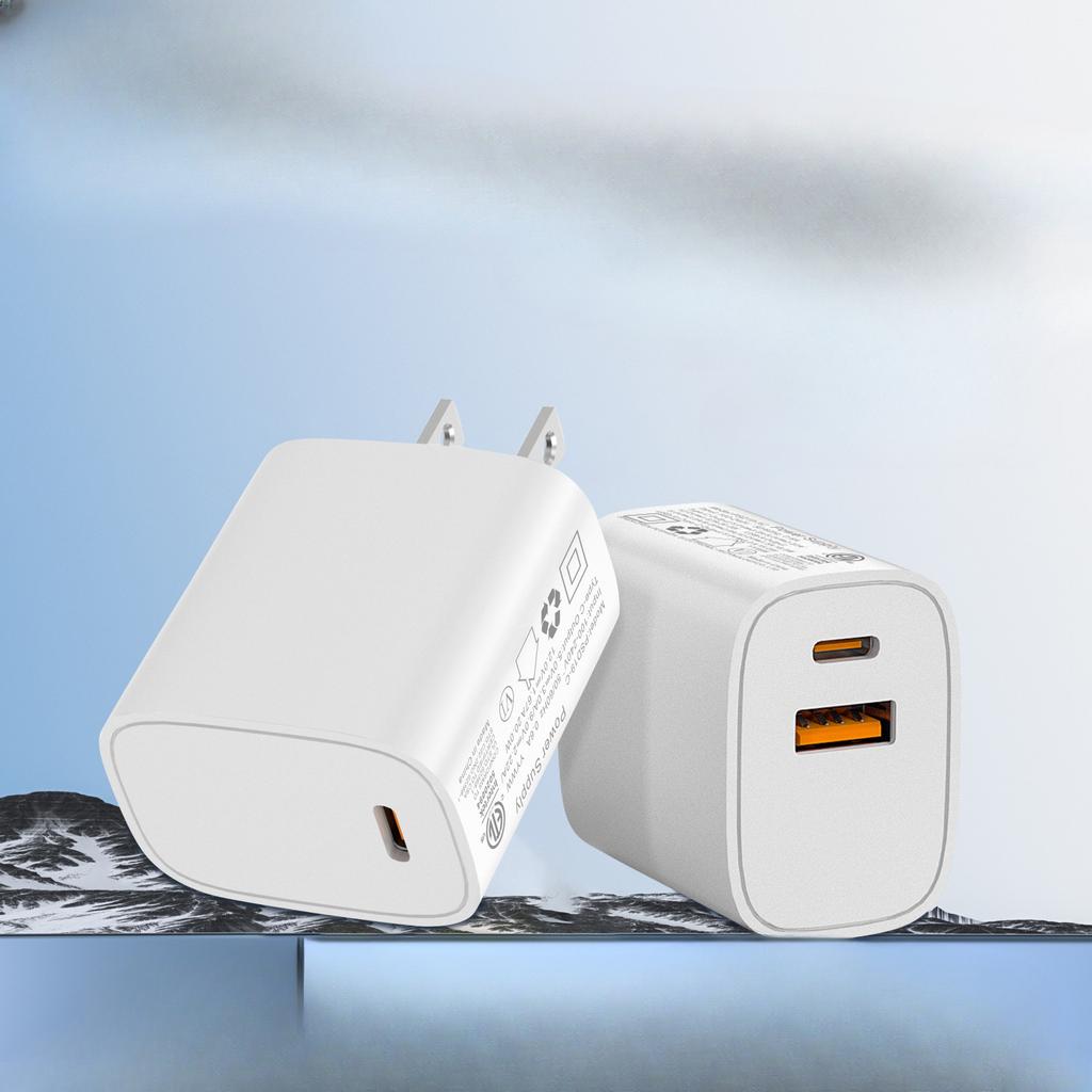 New US-regulated Pd20w Apple Charger Mobile Phone Fast Charging Head Fast USB Double Port 16 12 15 13 Set