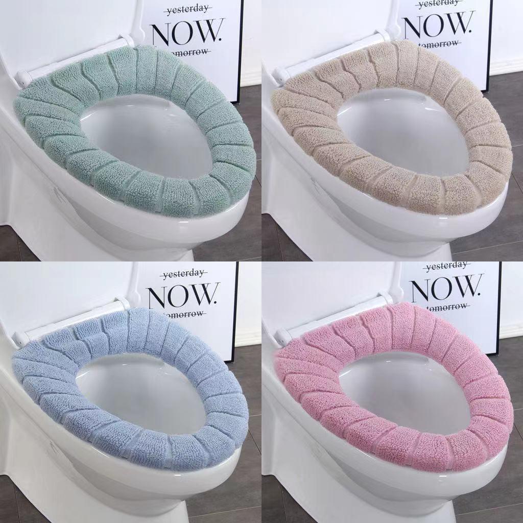 Водонепроницаемая накладка на сиденье унитаза - Универсальная, утолщенная, для всех сезонов Green