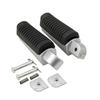 Aluminum Motorcycle Pedals Black Motorbike Foot Pegs  Motorcycle Replacement Accessories