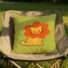 Chubby Cute Orange Cat Cushion Cover Soft Reversible  Durable Pillow Cover  MultiScene Use for Home  Car Daily Comfort