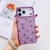 Cute Dog Paws Pattern Phone Case For iPhone 17 16 15 14 13 12 11 Pro Max Air Matte Laser Aurora Shockproof Funda