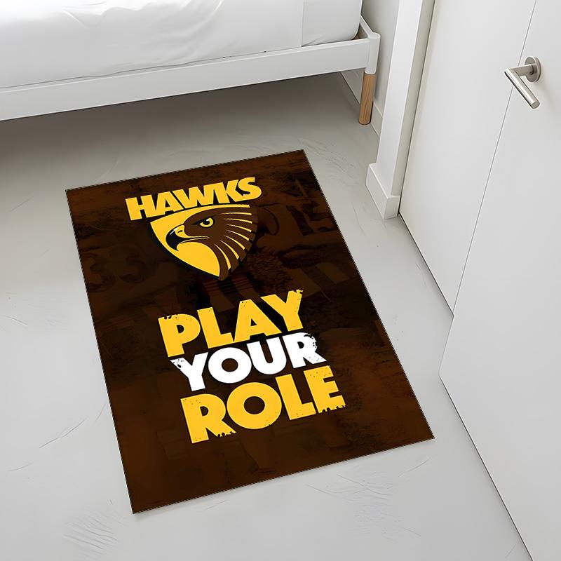 Hawthorn Hawks (1) Teppich Geeignet Für Wohnzimmer Schlafzimmer Computerräume Essbereiche Und Platzierung Unter Tischen Und Stühlen Auch Eine Ideale Wahl Für