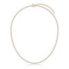 Silver 925 Brilliant Slim Tennis Necklace Lsn56