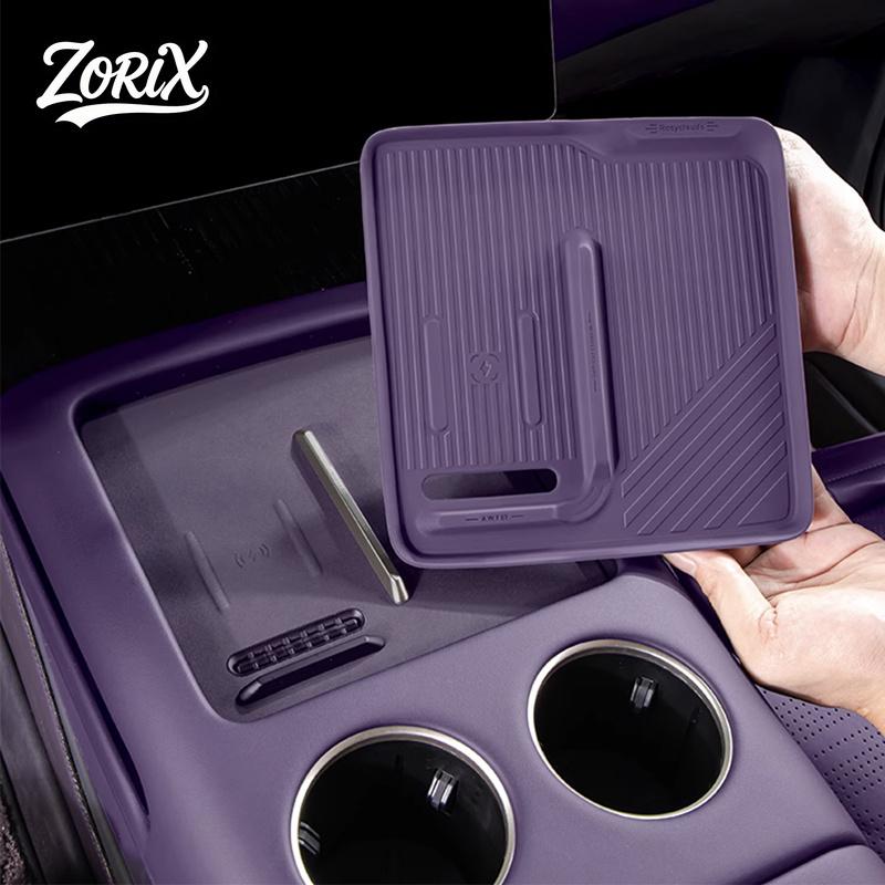 For AVATR 07 2024-2026 15W 50W Wireless Charging Silicone Pad Central Control Charger Non-Slip Protector Cover Accessories