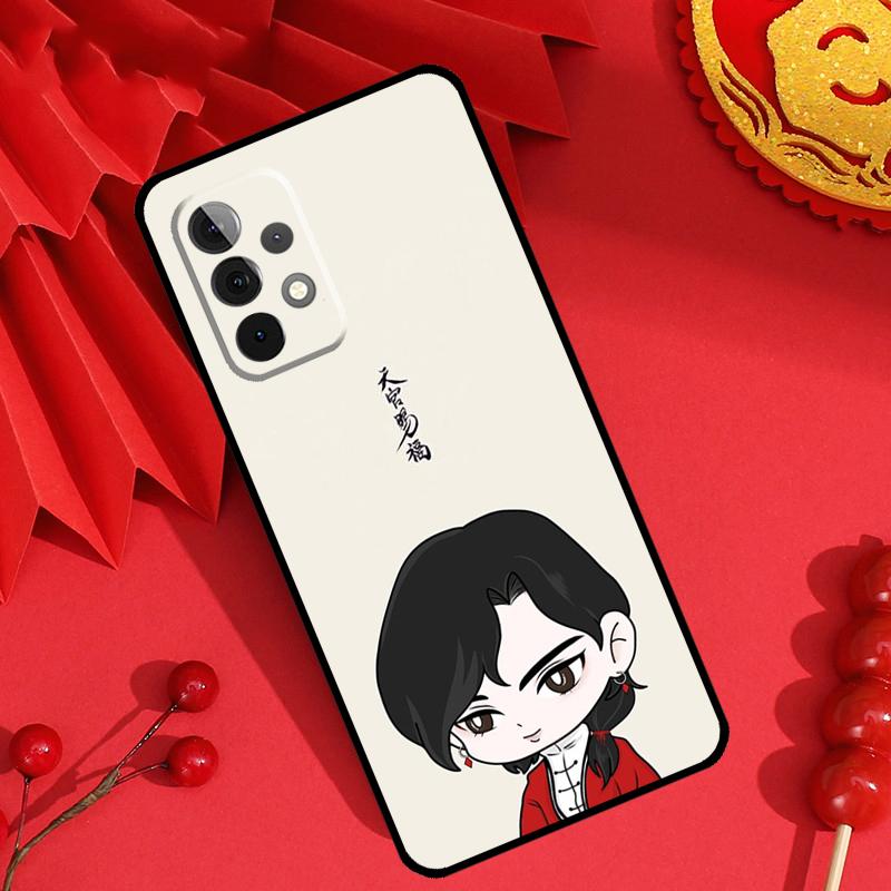 Tian Guan Ci Fu hua cheng xie lian Hülle für Samsung Galaxy M55 M35 M15 M11 M12 M13 M14 M06 M16 M36 M56 M31 M53 M32 M52 M34 M54