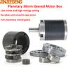 36mm Planetary Gearbox for 555 3530 31ZY 520 DC Motor for the Model of Earth Globe/Car/Airplane/Robot and DIY Model High Torque