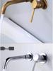Concealed Wall-Mount Hot/Cold Basin Faucet for Hotel Projects