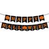 Happy Halloween Banner Ghost and Pumpkin Bunting Pennant Flag Photo Home Porch Atmosphere Party Decor Supplies