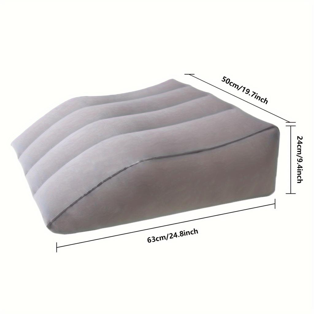 Ergonomic Leg Elevation Wedge Pillow: Support And Decompression for Post-Surgery, Knee & Hip Relief, And Improved Circulation