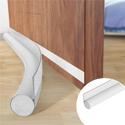 1 pieza Tira de Sellado Inferior de Puerta de un Lado Resistente al Desgaste Cinta para Juntas Insonorizada a Prueba de Viento a Prueba de Polvo Insecto Adhesivo Mágico Tira de Sellado