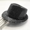 Adult Sequined Jazz Hat Korean Version of British Men's and Women's Top Hats Children's Performance Hats Dance Magic Performance Hats
