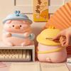 Dudu Pig Cartoon Piggy Bank Toy for Children, Large Capacity Vinyl Savings Bank and Gift.