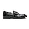 Men’s Penny Loafer Black Leahter Dress Formal Business Shoes Tuxedo Wedding Shoes Over Sized