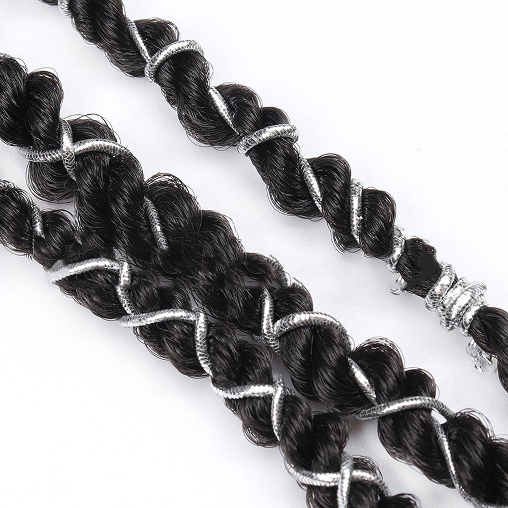 Decoration African Braids Hair Braiding String Hair Wrap String Braiding Rope Band Hip-hop Hair Tie