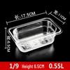 Acrylic Transparent Food Display Pan