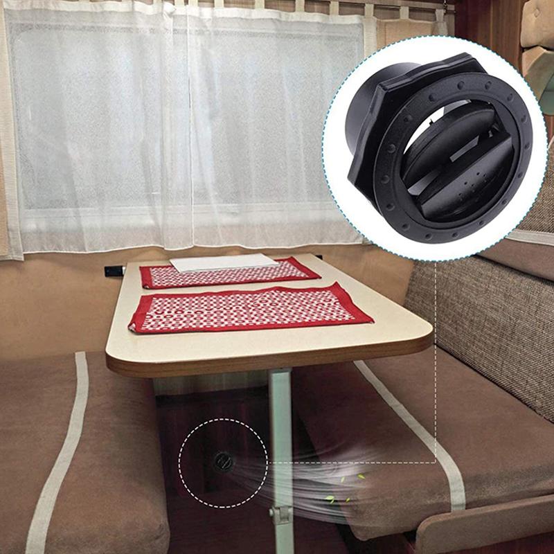 Armaturenbrett Klimaanlagenauslass Deflektor Dieselheizungsrohr Kanalisierung Lüftungsauslass für Wohnmobile Busse Yachten Runder AC-Deflektor