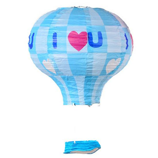 Children's Cartoon Hot Air Balloon Paper Lantern for Weddings and Kindergarten Decorations