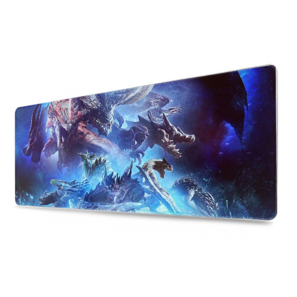 monster hunter Mouse Pad 500X1000 mm Large Gaming Mousepad Gamer XL Rubber Otaku Keyboard Pad Laptop Desk Mat