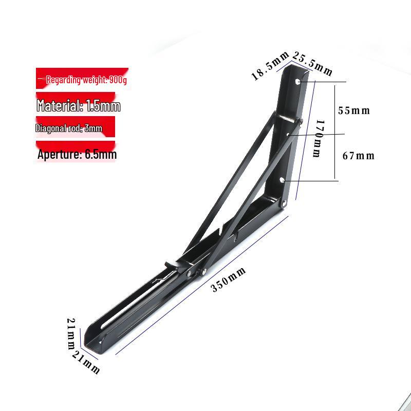 304 Stainless Steel Folding Triangle Shelf Bracket