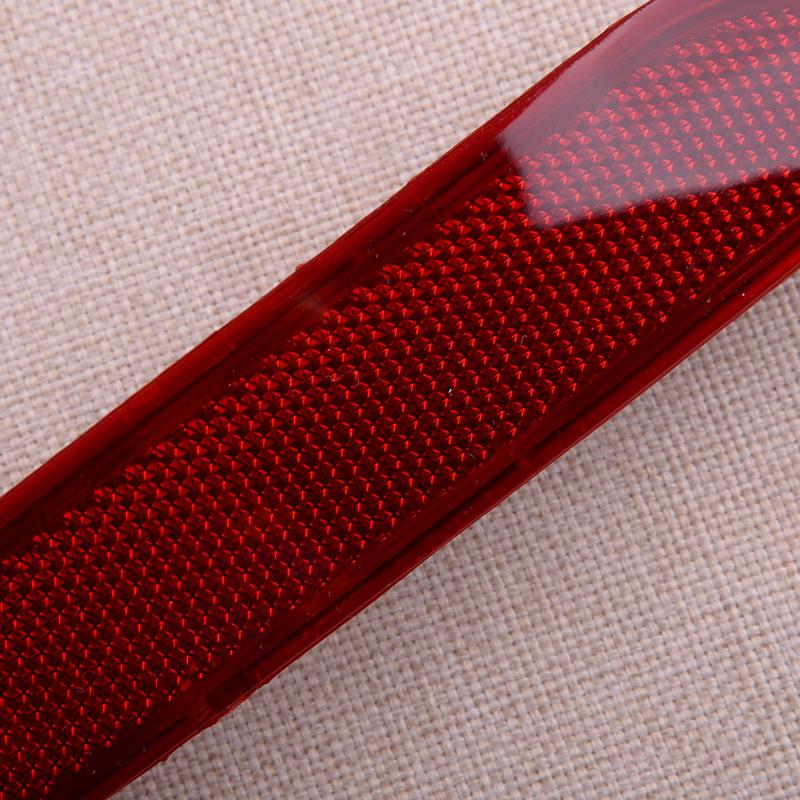 CITALL Left Side Red Lens Rear Bumper Tail Light Reflector Cover Fit For Ford Mondeo MK4 2007 2008 2009 2010 Car Accessories