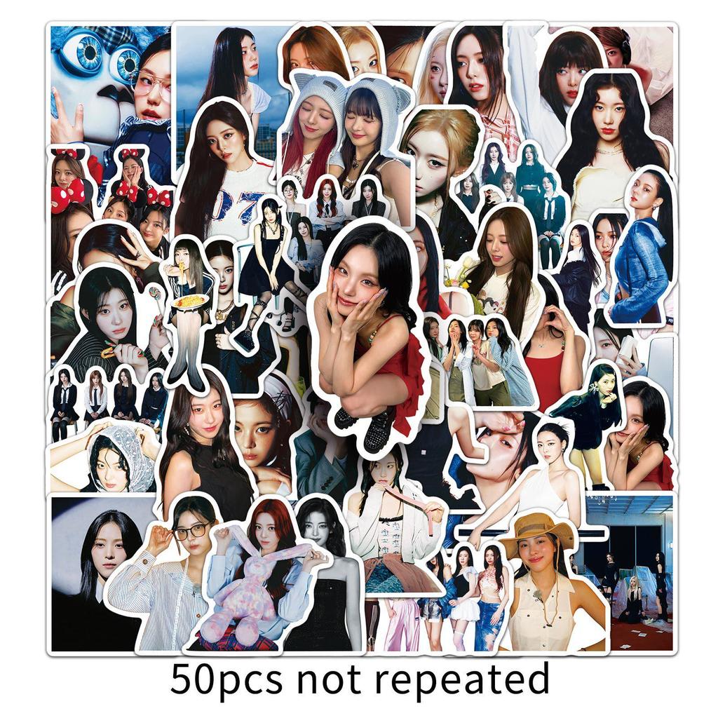 50 ITZY Stickers: Trendy Korean Idol Lia for DIY Planners & Laptops