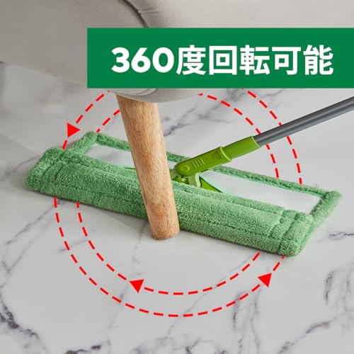 3m Floor Mop Floor Microfiber Movable Head Telescopic Scotch Brite Fm-f1j a General Cleaning