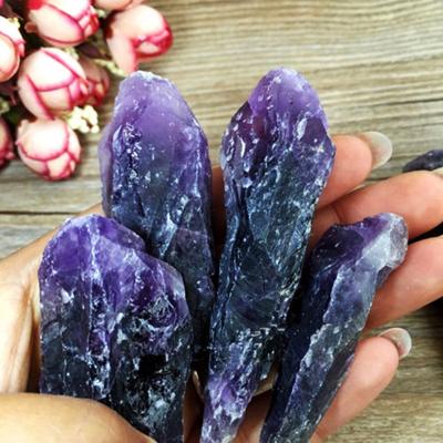 100g natürliche lila Amethyst Punkt Quarz Kristallsteine ​​Heilung Probe neu