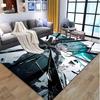Hatsune Miku Pattern Rug, Indoor/Outdoor Mat, for Picnic, Gameroom, Bedroom, Office, Living Room, Home Decor Carpet, Birthday Gift