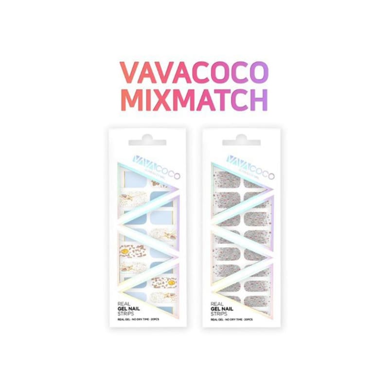 

2 вида золотисто-серебристых комбинированных наклеек для ногтей