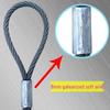 Lihu King Pressed Galvanized Carbon Steel Wire Rope Sling