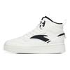 Anta Lifestyle Series Retro Casual High-Top Sneakers Women Sneakers White Black 922248015-1
