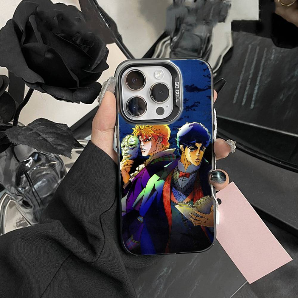 N-JoJo's Bizarre Adventure Phone Case For iPhone 17,16,15,14,13,12,Pro MAX White Matte Shockproof Cover