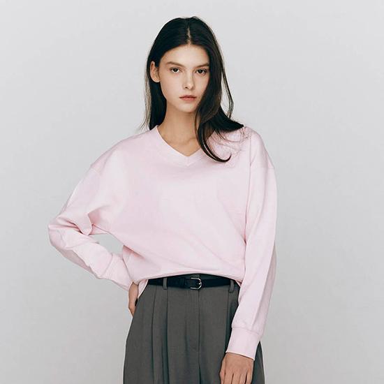 Women’s V-Neck Pullover Sweater (3 Colors) S белый