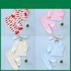 Baby Cotton Underwear Set With Open Front Cardigan For Newborns And Toddlers