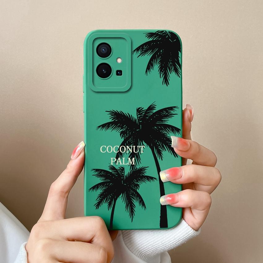 For Vivo Y55 Y56 Y70 Y72t Y73 Y74 Y75 Y77 Y81 Y85 Fashion Liquid Silicone Phone Case Lovely Cat Pattern Anti Drop Full Protective Cover For Vivo Shell