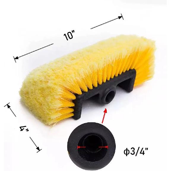 

Car Wash Brush Head for Detailing Washing Vehicles, Boats, RVs, ATVs, or Off-Road Autos, Super Soft Bristles for Scratch Resista Brus Head