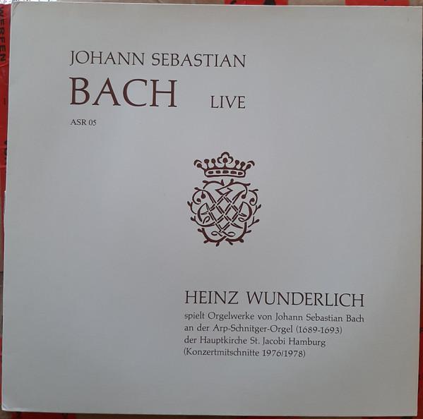 LP Record JOHANN SEBASTIAN BACH , HEINZ WUNDE - Live ASR05 Arp-Schnitger-R Germany Classical Used