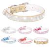 Dog Collar Shiny Rhinestone Dog Collar Soft and Comfortable Suitable for Large, Medium and Small Dogs Fashion Pet Collar
