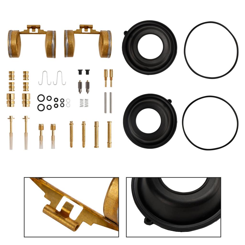 Carburetor Rebuild Repair Kit Fit for Honda CB350 1968-1972 CL350 1968-1973
