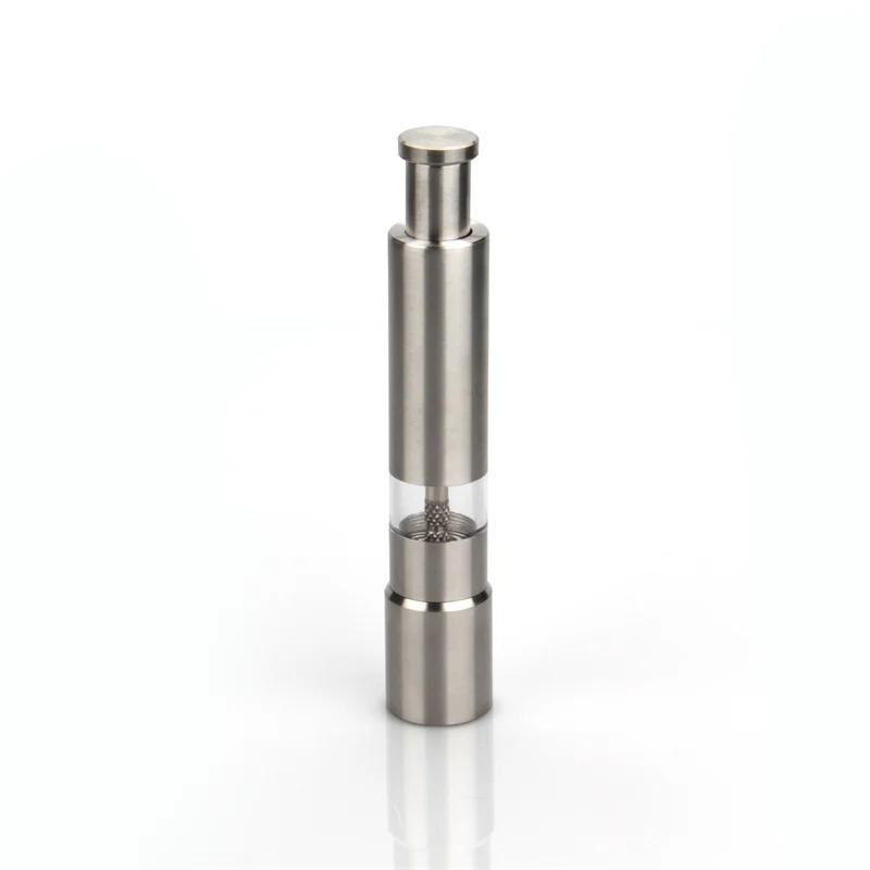 Billig Manuell Rostfritt Stål Tumtryck Krydda Sås Mortel Effektiv Lämplig För Olika Kryddor Såsom Peppar Och Salt