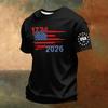Men's Short Sleeve Crew Neck T-Shirt Casual Comfortable Fit Graphic Print 250th Anniversary Independence Day USA Design Summer Wear