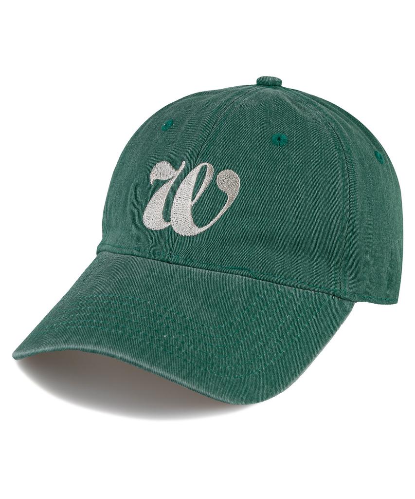 Wig W Script Pigment Ball Cap - Green