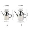 Durable Nonrust Steel Condiment Bottle Feature High Temperatures Resistance And Drip Proof Spouts For Healthy Cooking